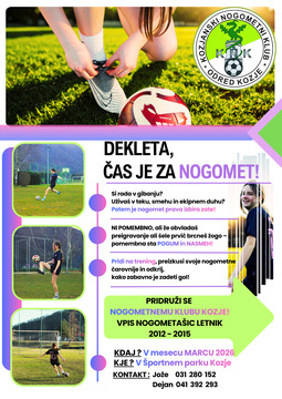 vpis na nogomet